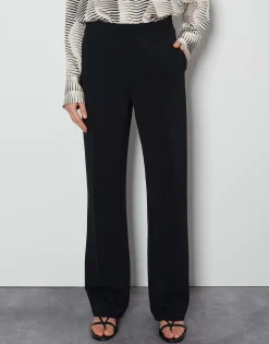 Damen OPUS Hosen^Sweatpants Cenya Texture Schwarz Online Bestellen