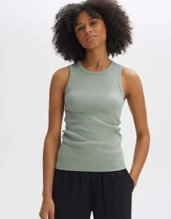 Damen OPUS Basics | Shirts^Tank Top Ilesso Grün Online Bestellen