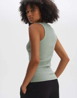 Damen OPUS Basics | Shirts^Tank Top Ilesso Grün Online Bestellen