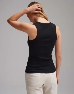 Damen OPUS Basics | Shirts^Tank Top Ilesso Schwarz Online Bestellen