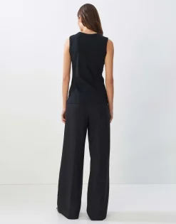 Damen OPUS Basics | Shirts^Tank Top Kleanne Schwarz Online Bestellen