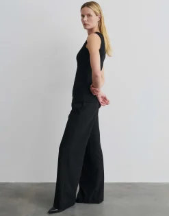 Damen OPUS Basics | Shirts^Tank Top Kleanne Schwarz Online Bestellen