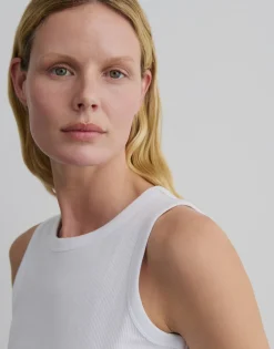 Damen OPUS Basics | Shirts^Tank Top Kleanne Weiß Online Bestellen