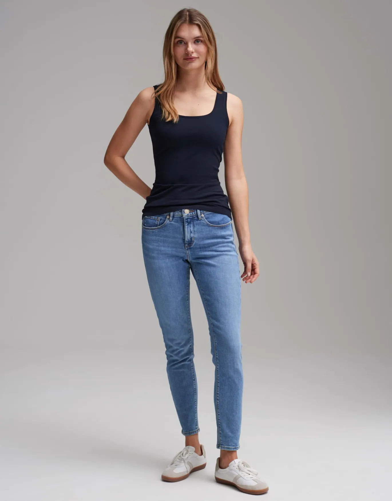 Damen OPUS Basics | Shirts^Top Imilia Blau Online Bestellen