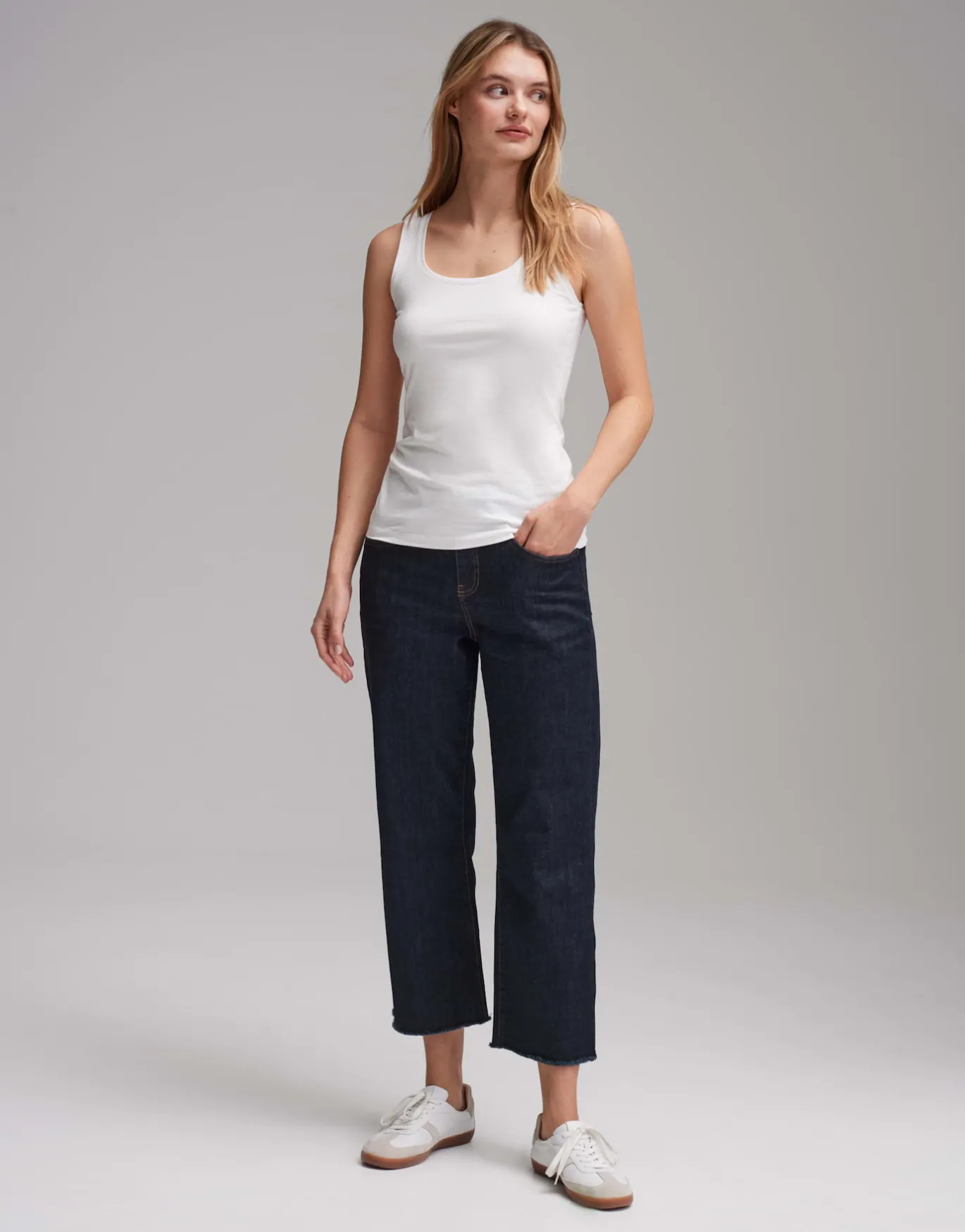 Damen OPUS Basics | Shirts^Top Imilia Weiß Online Bestellen