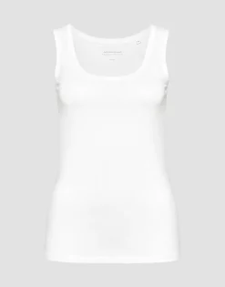 Damen OPUS Basics | Shirts^Top Imilia Weiß Online Bestellen