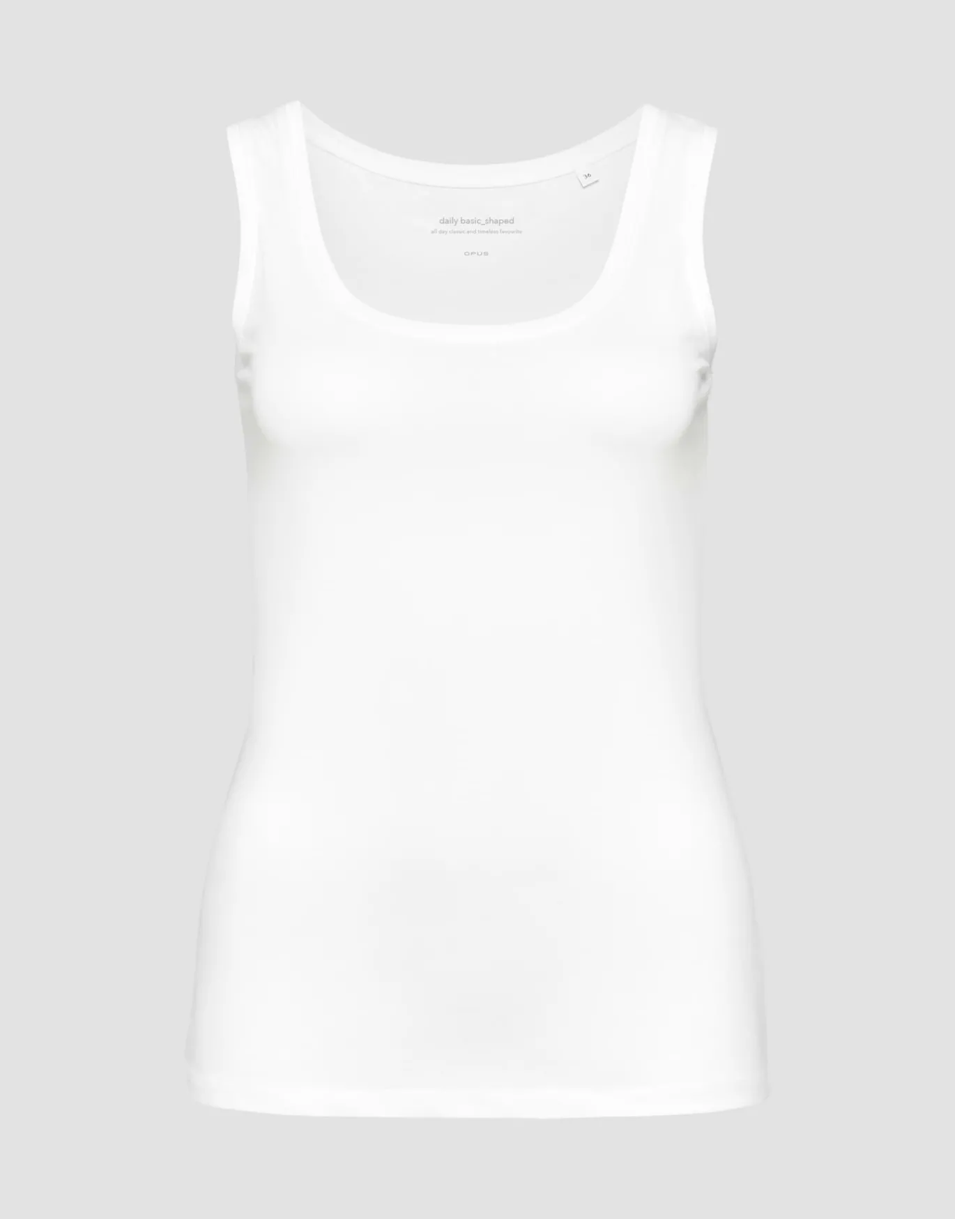 Damen OPUS Basics | Shirts^Top Imilia Weiß Online Bestellen