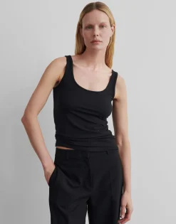 Damen OPUS Basics | Shirts^Top Käthi Schwarz Online Bestellen