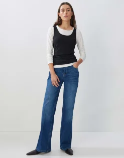 Damen OPUS Basics | Shirts^Top Käthi Schwarz Online Bestellen