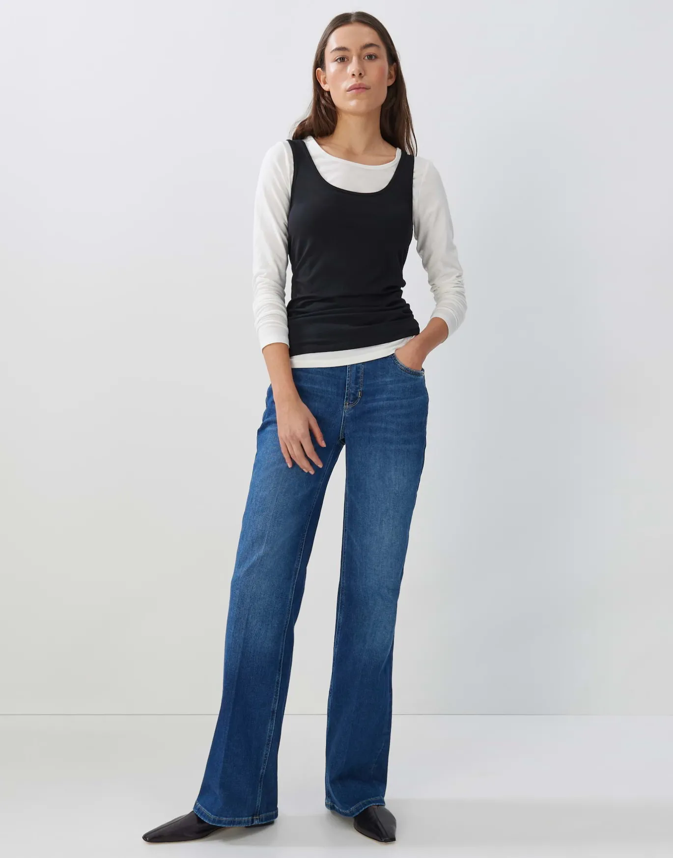 Damen OPUS Basics | Shirts^Top Käthi Schwarz Online Bestellen