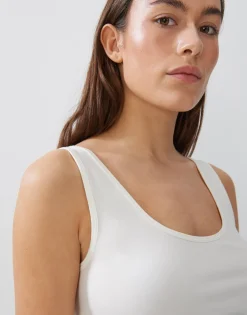 Damen OPUS Basics | Shirts^Top Käthi Weiß Online Bestellen