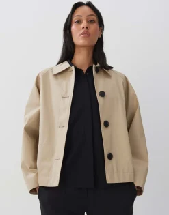 Damen OPUS Jacken / Mäntel | Blazer / Westen^Trenchjacke Vanami Beige Online Bestellen