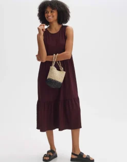 Damen OPUS Kleider^Trägerkleid Worta Structure Lila Online Bestellen