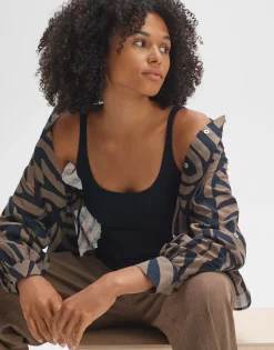 Damen OPUS Basics | Shirts^Trägertop Ina Blau Online Bestellen