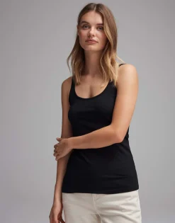 Damen OPUS Basics | Shirts^Trägertop Ina Schwarz Online Bestellen