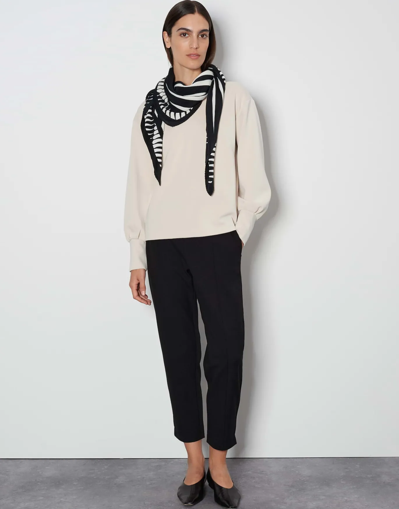 Damen OPUS Accessoires^Tuch Bienna Scarf Schwarz Online Bestellen