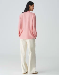 Damen OPUS Blusen^Tunikabluse Fanell Rosé Online Bestellen