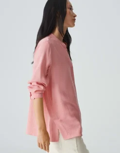 Damen OPUS Blusen^Tunikabluse Fanell Rosé Online Bestellen