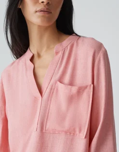 Damen OPUS Blusen^Tunikabluse Fanell Rosé Online Bestellen