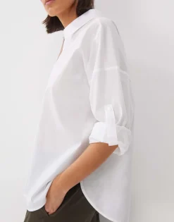 Damen OPUS Blusen^Tunikabluse Zomi Detail Weiß Online Bestellen