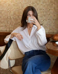 Damen OPUS Blusen^Tunikabluse Zomi Detail Weiß Online Bestellen