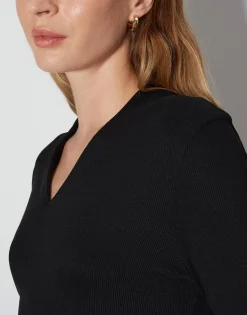 Damen OPUS Shirts^V-Shirt Kalya Schwarz Online Bestellen