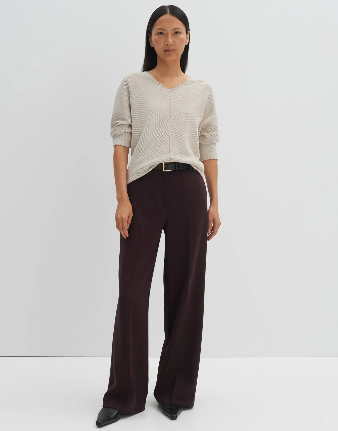 Damen OPUS Shirts^V-Shirt Kayoma Beige Online Bestellen