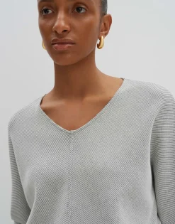 Damen OPUS Shirts^V-Shirt Kayoma Grau Online Bestellen