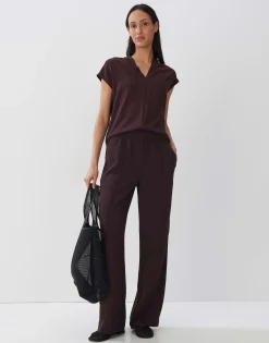 Damen OPUS Shirts^V-Shirt Kelcy Rot Online Bestellen