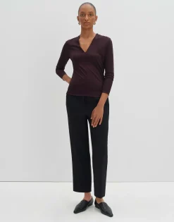 Damen OPUS Shirts^V-Shirt Kemara Rot Online Bestellen