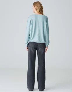 Damen OPUS Shirts^V-Shirt Silomon Blau Online Bestellen