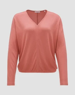 Damen OPUS Shirts^V-Shirt Silomon Rosé Online Bestellen