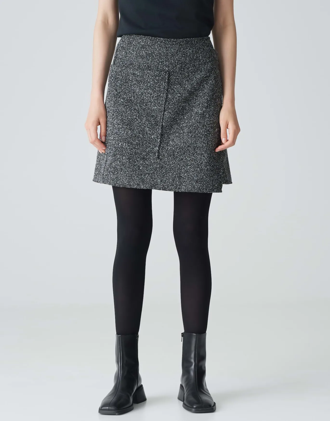Damen OPUS Röcke^Wickelrock Roani Boucle Schwarz Online Bestellen