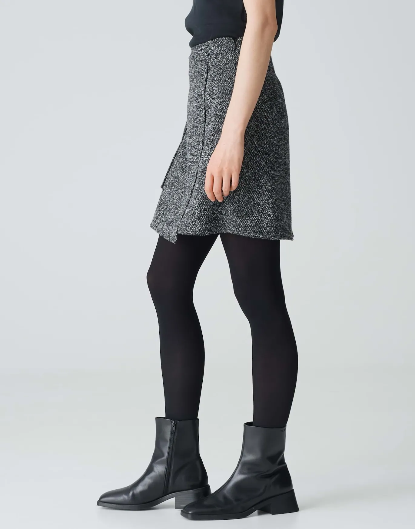 Damen OPUS Röcke^Wickelrock Roani Boucle Schwarz Online Bestellen