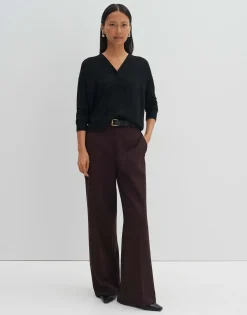 Damen OPUS Shirts^Wickelshirt Ketana Schwarz Online Bestellen