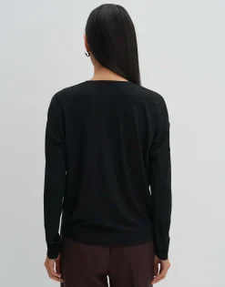 Damen OPUS Shirts^Wickelshirt Ketana Schwarz Online Bestellen