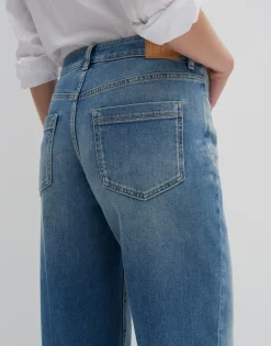 Damen OPUS Jeans^Wide Leg Jeans Cellma Iconic Blau Online Bestellen