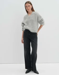 Damen OPUS Jeans^Wide Leg Jeans Cellma Iconic Schwarz Online Bestellen