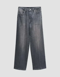 Damen OPUS Jeans^Wide Leg Jeans Cellma Iconic Grau Online Bestellen