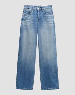 Damen OPUS Jeans^Wide Leg Jeans Cellma Iconic Blau Online Bestellen