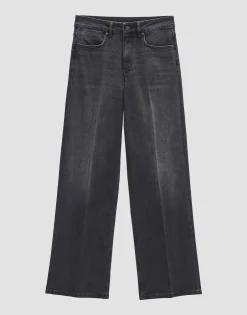 Damen OPUS Jeans^Wide Leg Jeans Cellma Iconic Schwarz Online Bestellen