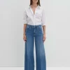 Damen OPUS Jeans^Wide Leg Jeans Cellma Palazzo Blau Online Bestellen