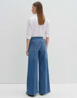 Damen OPUS Jeans^Wide Leg Jeans Cellma Palazzo Blau Online Bestellen