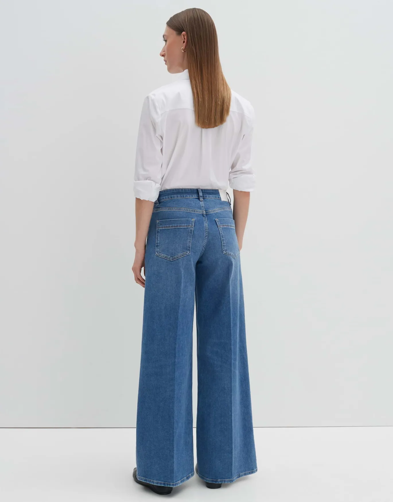 Damen OPUS Jeans^Wide Leg Jeans Cellma Palazzo Blau Online Bestellen