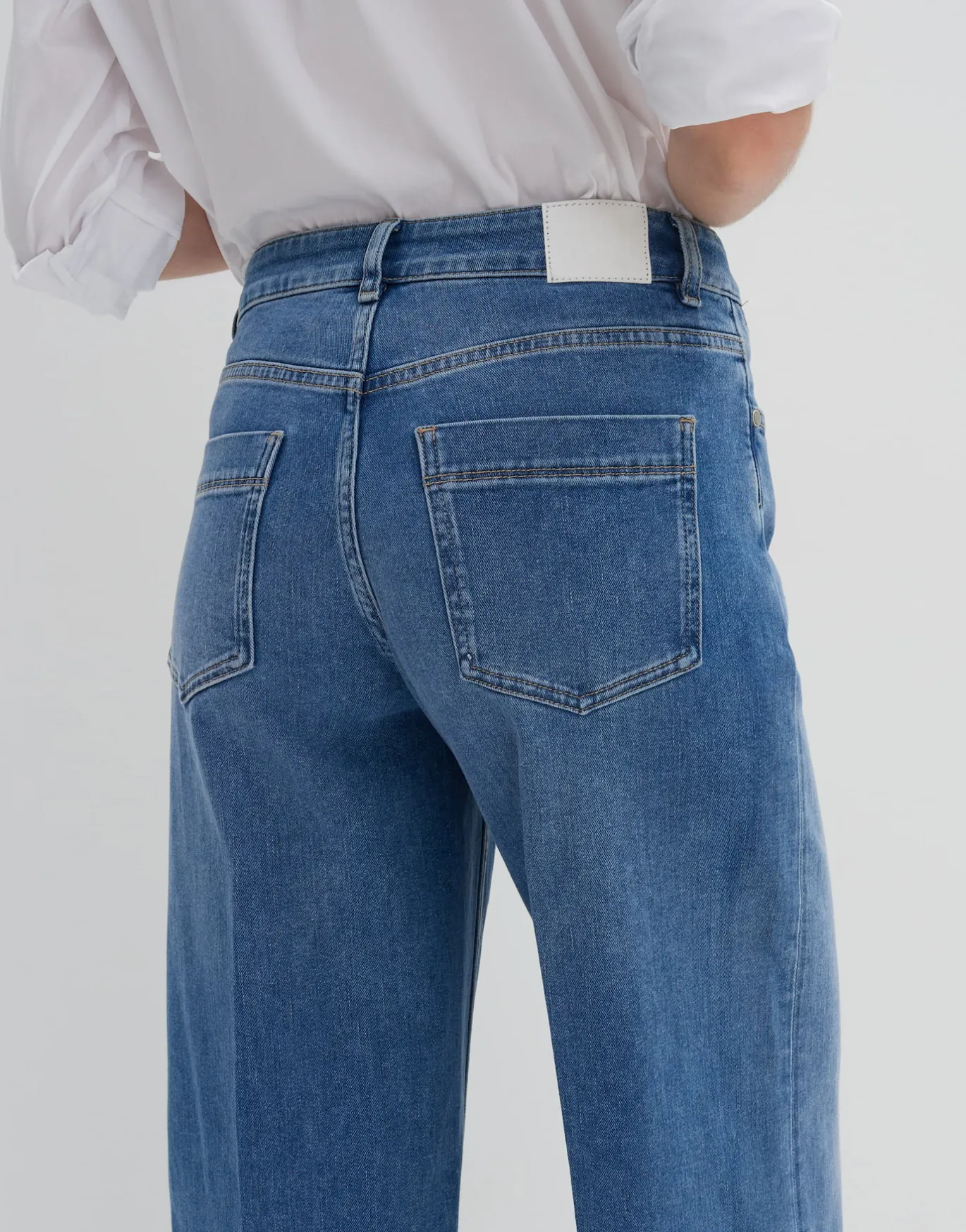 Damen OPUS Jeans^Wide Leg Jeans Cellma Palazzo Blau Online Bestellen