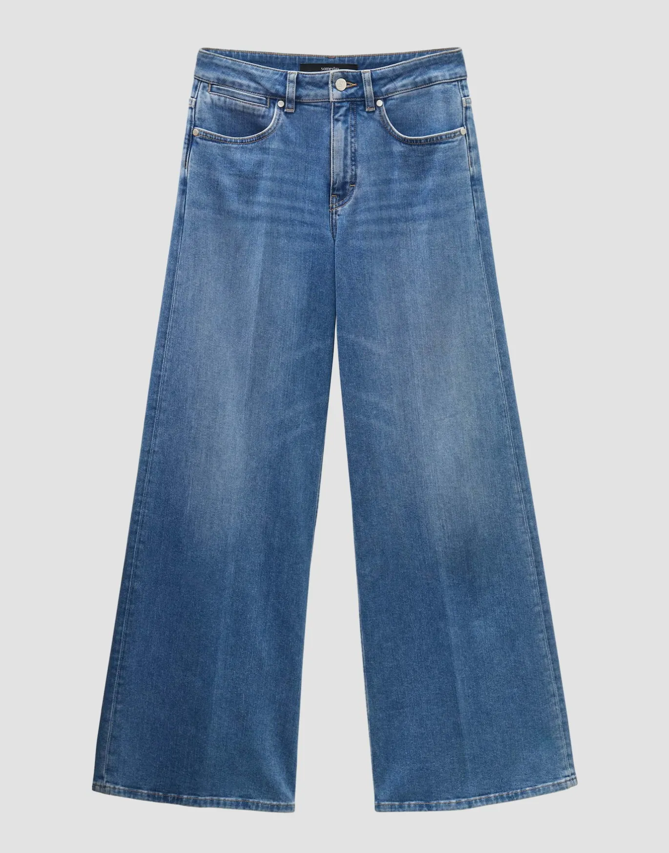 Damen OPUS Jeans^Wide Leg Jeans Cellma Palazzo Blau Online Bestellen