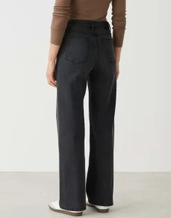 Damen OPUS Jeans^Wide Leg Jeans Marli Crisscross Grau Online Bestellen