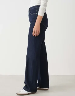 Damen OPUS Jeans^Wide Leg Jeans Marli Crisscross Blau Online Bestellen