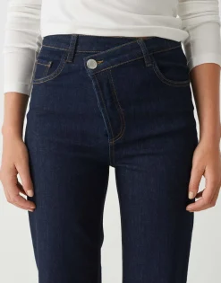 Damen OPUS Jeans^Wide Leg Jeans Marli Crisscross Blau Online Bestellen