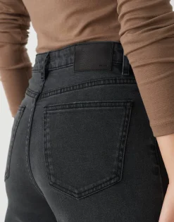 Damen OPUS Jeans^Wide Leg Jeans Marli Crisscross Grau Online Bestellen